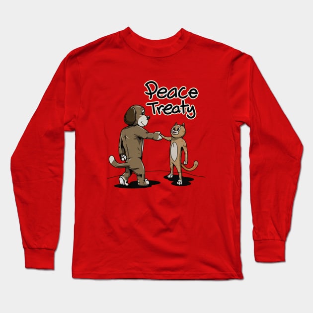 Peace Treaty Long Sleeve T-Shirt by Burgos